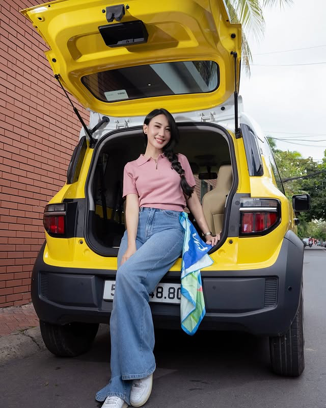 VinFast VF3 Plus màu vàng